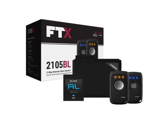 FTX2105-BL 2-way remote start system, installed